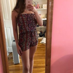 Strapless Romper